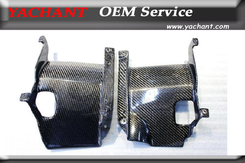 Car-Styling Carbon Fiber Intercooler Side Plates Fit For 08-12 Mitsubishi Lancer Evolution EVO X EVO 10 Intercooler Side Plates