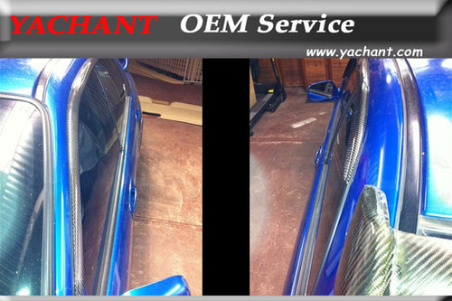 Car Styling Carbon Fiber Wind Deflector Fit For 2001-2007 Subaru Impraza WRX 7 8 9 STI 7th-9th Wind Deflector