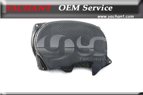 Carbon Fiber Cam Gear Belt Cover Fit For 1996-2005  Mitsubishi Evolution EVO4 EVO5 EVO6