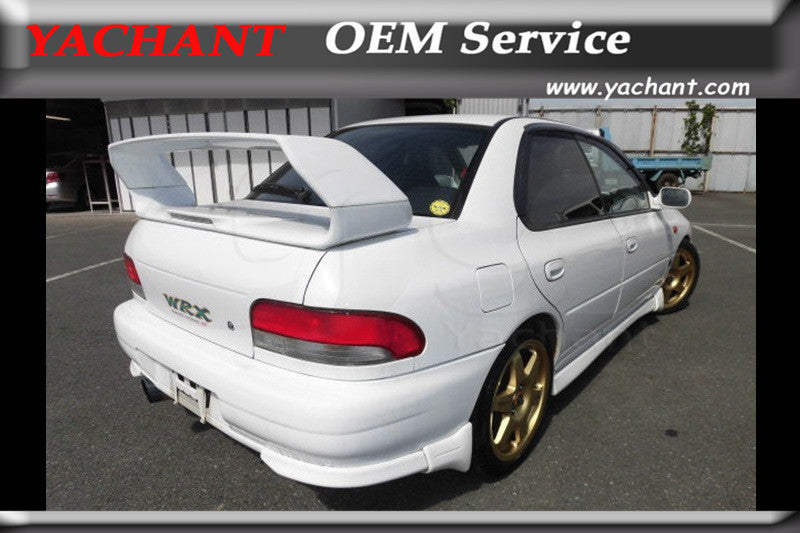 Car-Styling FRP Fiber Glass Rear Trunk Spoiler Fit For Impreza GC Series WRX STI Rear Spoiler Wing