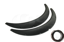 Car-Styling ABS Universal Fender Flare Wheel Arch 2Pcs 840mm 360mm 70mm For All Model After Modify DIY w/ Screws Nuts