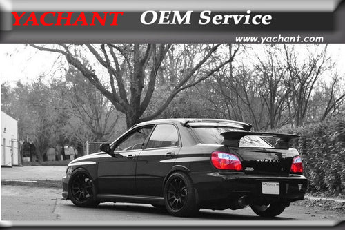 Car-Styling FRP Fiber Glass Wheel Flare Arch 2Pcs Fit For 02-07 Subaru Impreza WRX 7-9th STI Style Rear Wide Wheel Flare Arch