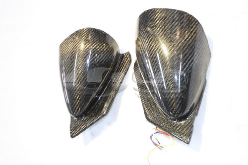 Carbon Fiber RA Style Side Mirror (Electric) Fit For 2001-2007 Mitsubishi Lancer Evolution 7-9