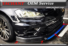 Carbon Fiber / FRP Kit Fit For 14-16 VW GOLF 7 VII MK7 MK VII R Rline Hatchback Pre-Facelift RZ Style Front Lip Spoiler Splitter