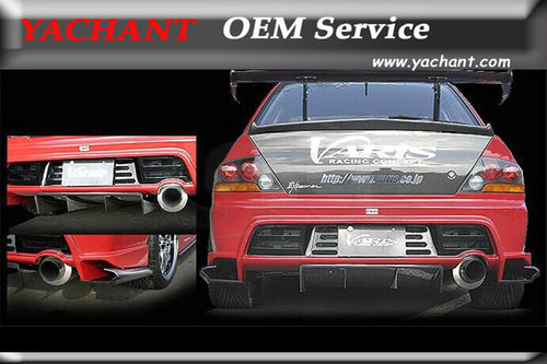 Car-Styling FRP Fiber Glass Rear Diffuser Fit For 2001-2007 Lancer Evolution 7-9 EVO 7 EVO 8 EVO 9 VS Style Rear Under Diffuser