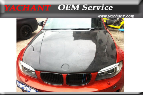 Car-Styling FRP Fiber Glass Front Hood Fit For 2010-2012 1M Coupe RZ 1M Raze Style Hood Bonnet