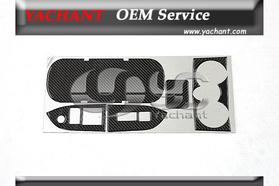 Black Carbon Interior Trim Fit For Subaru BRZ ZC6 Toyota FR-S FT86 ZN6 GT86 LHD