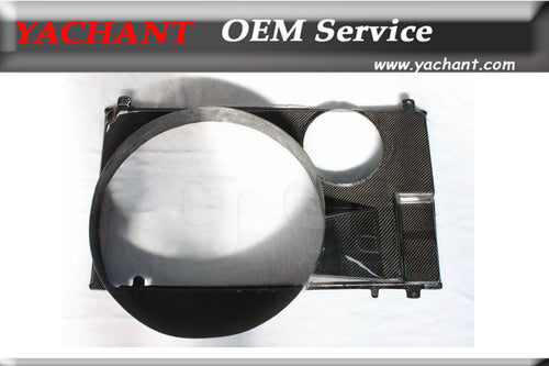 Car-Styling Carbon Fiber Interior Trim Radiator Fan Cover Fit For 1993-1998 Toyota Supra MKIV JZA80 Radiator Fan Cover