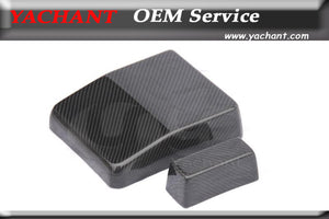 Car-Styling Accessories Carbon Fiber Fuse Box Replacement 2 Pcs Fit For 2008-2012 Lancer Evolution EVO X EVO 10 Fuse Box Cover