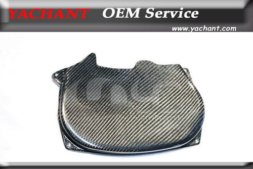 Car Styling Carbon Fiber Cam Gear Belt Cover Fit For 1996-2005 Evolution Evo 4 5 6 7 8 4G63 CT9A Engine Cam Cover