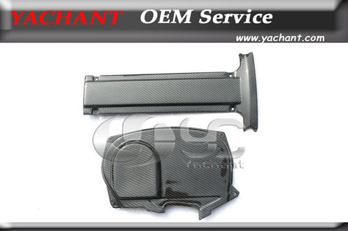Car-Styling Carbon Fiber Interior Trim Fit For 2006-2007 Mitsubishi Evolution 9 EVO 9 Cam Cover & Engine Plug Cover